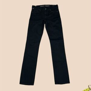 Citizen of Humanity Women’s Elson Mid-Rise Straight Leg Jeans Black Sz 26